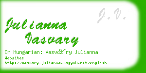 julianna vasvary business card